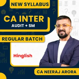 Neeraj Arora Auditing &amp; Strategic Management Combo Regular Online Classes For CA Inter: Online Classes.