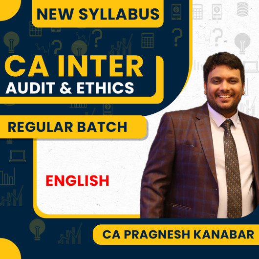 CA Pragnesh Kanabar Audit( In English) Regular Online classes For CA Inter : Google Drive / Pen Drive Classes.