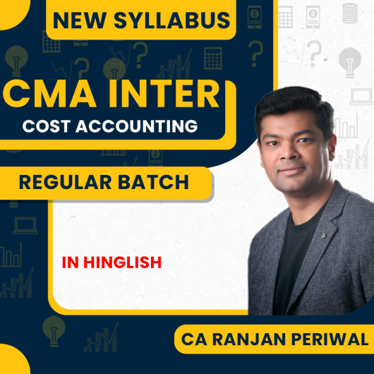 CA Ranjan Periwal Cost Accounting Regular Online Classes For CMA Inter : Pen Drive / Online Classes