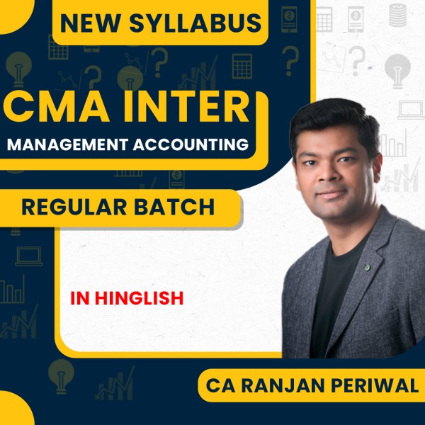 CA Ranjan Periwal Management Accounting Regular Online Classes For CMA Inter  : Pen Drive / Online Classes