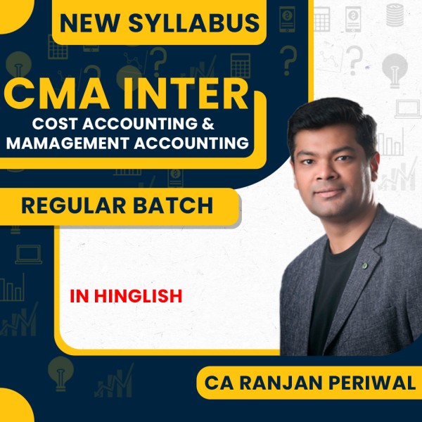 CMA Inter Cost Accounting And Management Accounting Combo (Paper 8 & Paper 12) Regular Course by CA Ranjan Periwal : Pen Drive / Online Classes