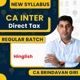 CA Inter New Syllabus Direct Tax Regular Course By CA Brindavan Giri: Pen drive / Google drive.