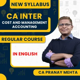 CA Inter Cost &amp; Management Accounting In English Regular Course By CA Pranay Mehta