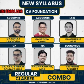 IndigoLearn All Subject COMBO Regular Batch For CA Foundation : Online Classses