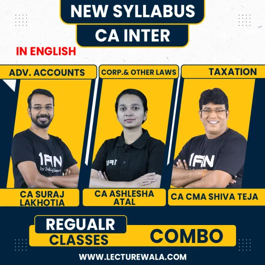 IndigoLearn Group 1 All Subject COMBO Regular Batch for CA inter : Online Classes