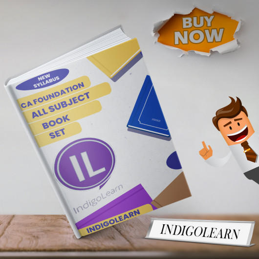 IndigoLearn All Subject Book Set For CA Foundation : Study Material 
