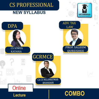 CS Professional MODULE - 1 Combo - (DPA + ATL + GCRMCE ) Online Live Batch New Syllabus : Video Lecture + Study Material by Inspire Academy (For Dec 21, June 22) CS Professional MODULE - 1 Combo - (DPA + ATL + GCRMCE ) Online Live Batch New Syllabus : Video Lecture + Study Material by Inspire Academy (For Dec 21, June 22)
