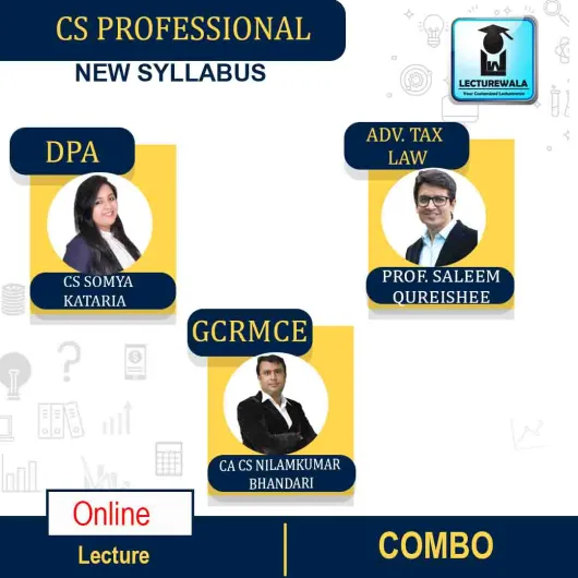 CS Professional MODULE - 1 Combo - (DPA + ATL + GCRMCE ) Online Live Batch New Syllabus : Video Lecture + Study Material by Inspire Academy (For Dec 21, June 22)