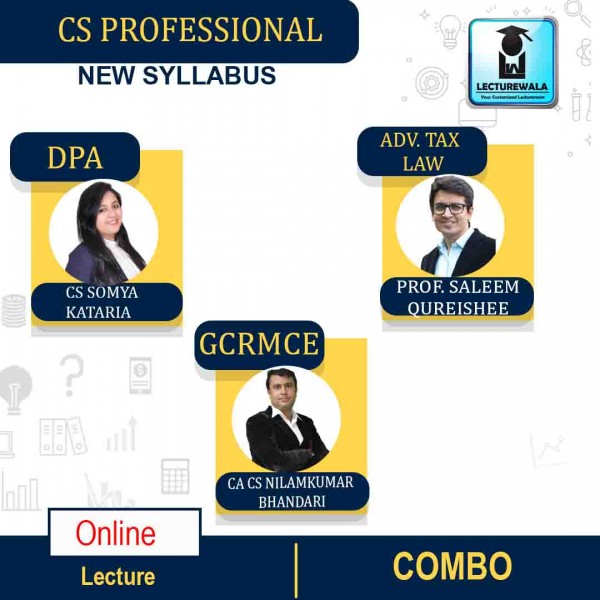 CS Professional MODULE - 1 Combo -  (DPA + ATL + GCRMCE ) Online Live Batch New Syllabus : Video Lecture + Study Material by Inspire Academy (For Dec 21, June 22)