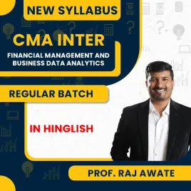 Prof. Raj Awate Financial Management And Business Data Analytics Regular Classes For CMA Inter Online Classes Prof. Raj Awate Financial Management And Business Data Analytics Regular Classes For CMA Inter Online Classes