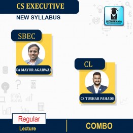 CS Executive Company Law and Setting Up and Business Entities and closure New Syllabus : Video Lecture + Study Material by CS Tushar Pahade and CA Mayur Agarwal (For  June 23 & ONWARDS)