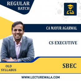 CS Executive Setting up of Business Entities and Closure by CA Mayur Agarwal: Pendrive / Online classes.