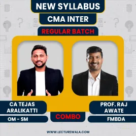 CA Tejas aralikatti OM-SM, & Prof. Raj Awate FMBDA Regular Combo Classes For CMA Inter Online Classes CA Tejas aralikatti OM-SM, & Prof. Raj Awate FMBDA Regular Combo Classes For CMA Inter Online Classes