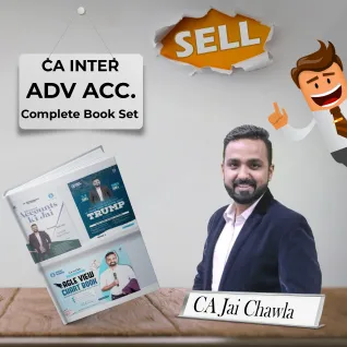 CA Inter ADV Accounts Book Set - Adv. Acc ki Jai + AS Trump + Question Bank + Chart Book by CA Jai Chawla CA Inter ADV Accounts Book Set - Adv. Acc ki Jai + AS Trump + Question Bank + Chart Book by CA Jai Chawla