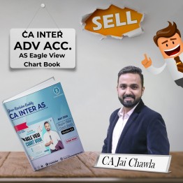 CA Inter AS Eagle View Chart Book ( Adv. Accounts) by CA Jai Chawla