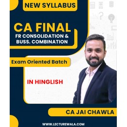 CA Final | FR CONSOLIDATION & BUSS. COMBINATION BATCH (INDAS 103/110/27/28/111) | Exam Oriented | CA. Jai Chawla : Pen Drive / Online Classes