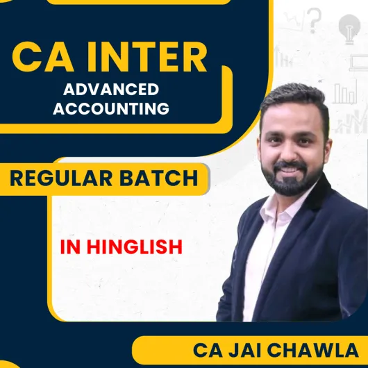 CA Jai Chawla Advanced Accounting Regular In-Depth Classes For CA Inter