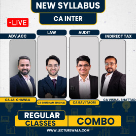 CA Inter New Syllabus Adv Acc, Law, GST, Audit Live Streaming Combo Regular Classes By V'Smart Academy : Pen / Live Online Classes  CA Inter New Syllabus Adv Acc, Law, GST, Audit Live Streaming Combo Regular Classes By V'Smart Academy : Pen / Live Online Classes