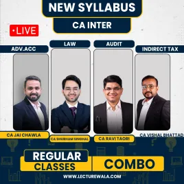 CA Inter New Syllabus Adv Acc, Law, GST, Audit Live Streaming Combo Regular Classes By V'Smart Academy : Pen / Live Online Classes  CA Inter New Syllabus Adv Acc, Law, GST, Audit Live Streaming Combo Regular Classes By V'Smart Academy : Pen / Live Online Classes
