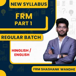 PROF. Shashank Wandhe FRM Part - 1 Video Classes in English/Hinglish : Online Classes