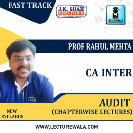 CA Inter Auditing and Assurance Fast Track In Hindi  Chapterwise Lectures : New Syllabus by JK Shah Classes Prof  Rahul Mehta (For MAY 2022 AND NOV. 2022)