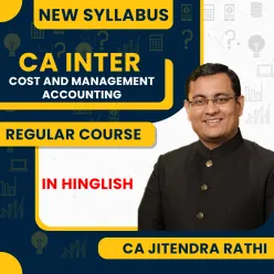 CA Jitendra Rathi Cost & Management Accounting (Costing) Regular Online Classes For CA Inter