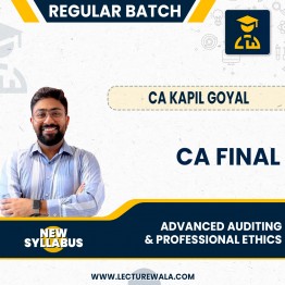 CA Final Audit new Syllabus  Regular Course By CA Kapil Goyal: Online classes.