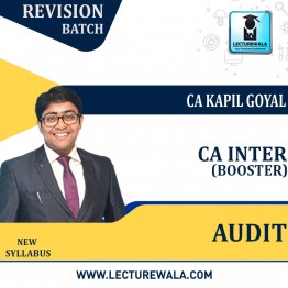 CA Inter Audit Booster Revision Batch : Video Lecture + Study Material by CA Kapil Goyal (For Nov.2022)
