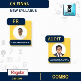 CA Final AUDIT & FR  Combo Regular Course New Syllabus : Video Lecture + Study Material By CA Parveen Sharma & CA KAPIL GOYAL (For Nav2023)