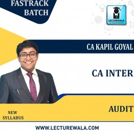 CA Inter Audit Fastrack  Batch : Video Lecture + Study Material by CA Kapil Goyal (For Nov.2022)