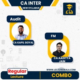 CA Inter FM & Audit Regular Course Combo By CA Aaditya Jain & CA Kapil Goyal: Online Classes