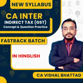 CA Inter GST | Fast Track | Concept &amp; Question Practice Live Batch of 3rd July | By CA Vishal Bhattad