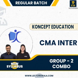 CMA Inter New Syllabus Group - 2 All Subjects Combo Regular Classes By CA Yashvardhan Saboo and CA Ruchika Saboo : Online Classes