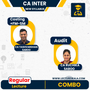 CA Inter New Syllabus Group - 2 Combo Regular Classes By CA Yashvardhan Saboo and CA Ruchika Saboo : Online Classes CA Inter New Syllabus Group - 2 Combo Regular Classes By CA Yashvardhan Saboo and CA Ruchika Saboo : Online Classes