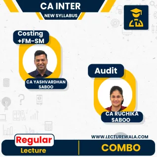 CA Inter New Syllabus Group - 2 Combo Regular Classes By CA Yashvardhan Saboo and CA Ruchika Saboo : Online Classes CA Inter New Syllabus Group - 2 Combo Regular Classes By CA Yashvardhan Saboo and CA Ruchika Saboo : Online Classes