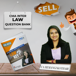 CA Hemangi Kothari Law & Ethics Question Bank Book For CMA Inter : Study Material CA Hemangi Kothari Law & Ethics Question Bank Book For CMA Inter : Study Material