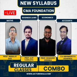 Abhimanyu Aggarwal Classes All Subject COMBO Regular Online Classes For CMA Foundation : Live Online Classes Abhimanyu Aggarwal Classes All Subject COMBO Regular Online Classes For CMA Foundation : Live Online Classes