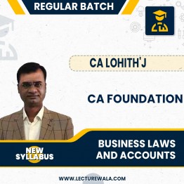 CA Foundation Accounting + Business Law Combo New Syllabus Regular Course By CA LOHITH'J: Pendrive / Google Drive.