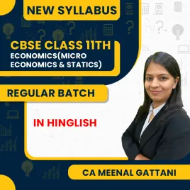 Class 11 Economics(Micro economics and statistics) Regular Course By CA Meenal Gattani Maheshwari : Online Classes Class 11 Economics(Micro economics and statistics) Regular Course By CA Meenal Gattani Maheshwari : Online Classes