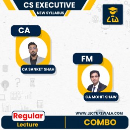 CS Executive CA-FM Combo Regular Course : Video Lecture + Study Material By CA Sanket Shah & Mohit Shaw 
