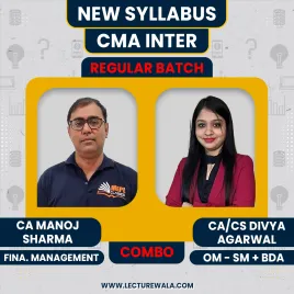 CA/CS Divya Agarwal OMSM + BDA & CA Manoj Sharma FInancial Management Regular Online Combo Classes CA/CS Divya Agarwal OMSM + BDA & CA Manoj Sharma FInancial Management Regular Online Combo Classes