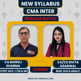 CA/CS Divya Agarwal BDA & CA Manoj Sharma Cost Accounting & FM + MA Regular Online Combo Classes CA/CS Divya Agarwal BDA & CA Manoj Sharma Cost Accounting & FM + MA Regular Online Combo Classes