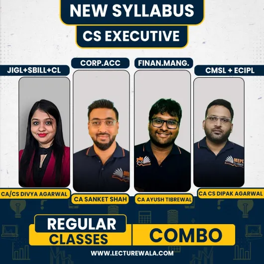 MEPL Classes All Papers Combo Except Tax Regular Live Online Classes For CS Executive New Syllabus