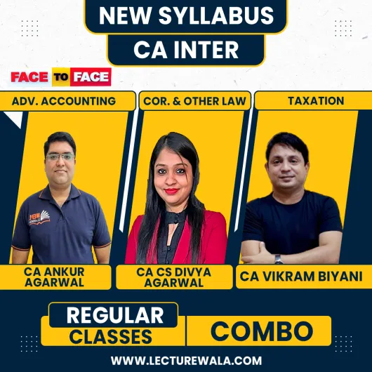 MEPL Classes Group - 1 All Subjects Face To Face Regular Combo Classes For CA Inter Online Classes