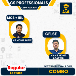 CA/CS/ Mohit Agarwal &amp; CS Mohit Shaw Module 3 All Papers Regular Combo Classes For CS Professional old Syllabus