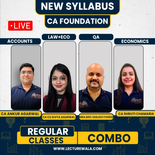 MEPL Classes CA All Subjects Live Regular Combo Classes For CA Foundation Live Online Classes