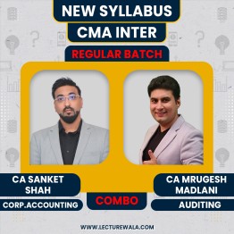 CA Sanket Shah Corporate Accounting & CA Mrugesh Madlani Auditing