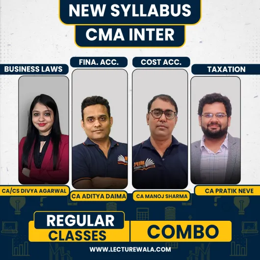 MEPL CLasses Group - 1 All Subjects Regular Online Combo Classes For CMA Inter