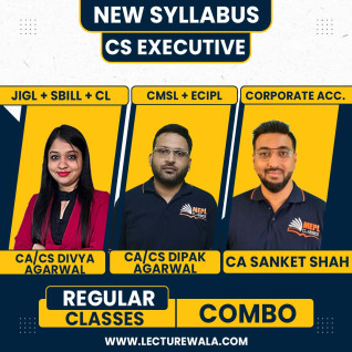 MEPL Classes All Papers Combo Except Tax & FM Regular Live Online Classes For CS Executive New Syllabus