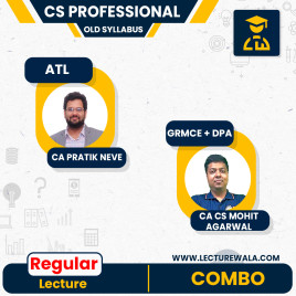 CA/CS Mohit Agarwal Module 1 GRMCE + DPA CA Pratik Nave Advance Tax Laws Regular Online Combo Classes For CS Professionals Old Syllabus